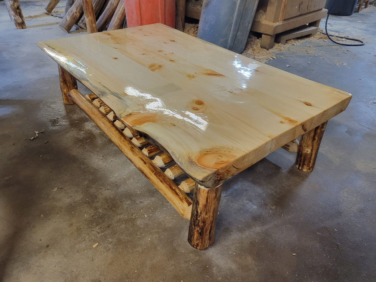 Slab Top (Live Edged) Coffee Table
