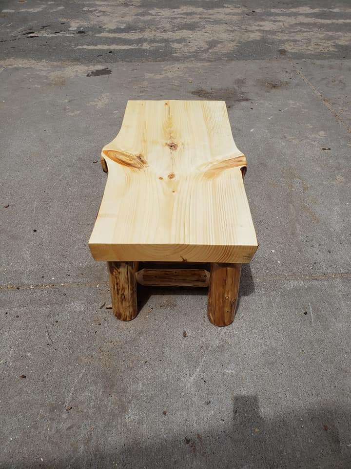 Slab Top (Live Edged) Coffee Table