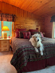 Classic Deluxe Log Headboard - Twist of Nature