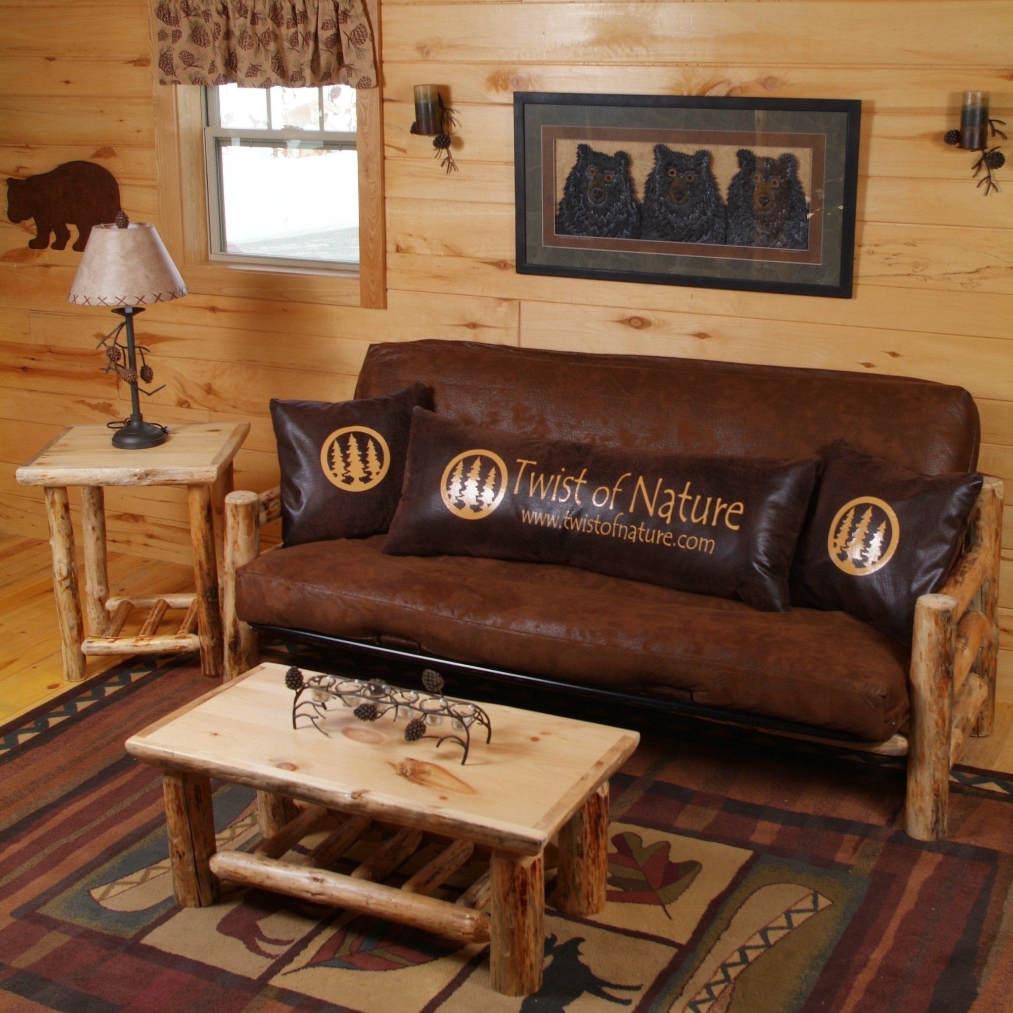 Log Futon Sofa - Twist of Nature