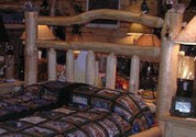 Deluxe Log Headboard - Twist of Nature