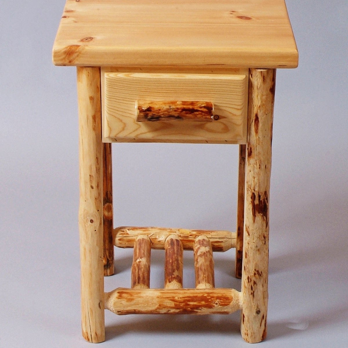 Space Saver Nightstand - Drawer & Shelf - Twist of Nature