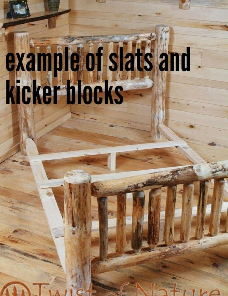 Wilderness Rustic Log Bed Frame - Twist of Nature